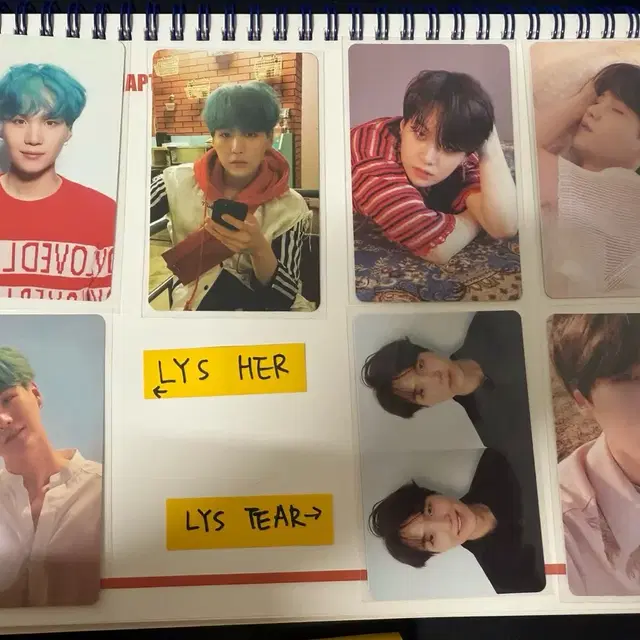 LYS 페르소나 봄날 윤기 앨범 포카