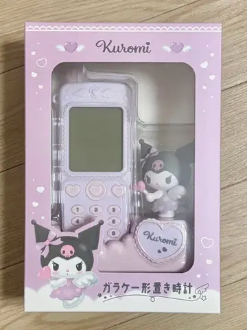 산리오 쿠로미 폴더폰 모양 탁상 시계 꿈꾸는 엔젤 디자인 시리즈