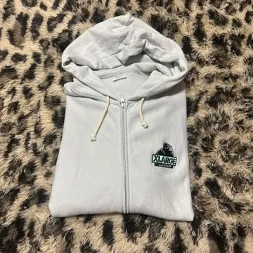 XLARGE 풀 집업 후드티 MEDIUM 화이트