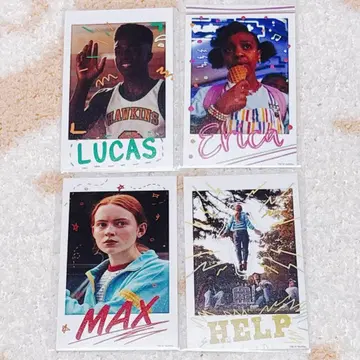 기묘한 이야기 미니 브로마이드 에리카 루카스 맥스