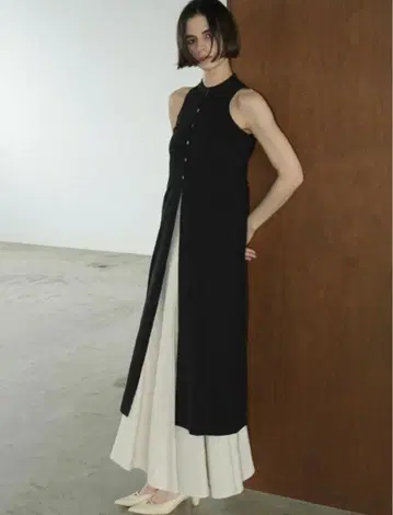 CLANE AMERICAN SLEEVE LINEN ONEPIECE