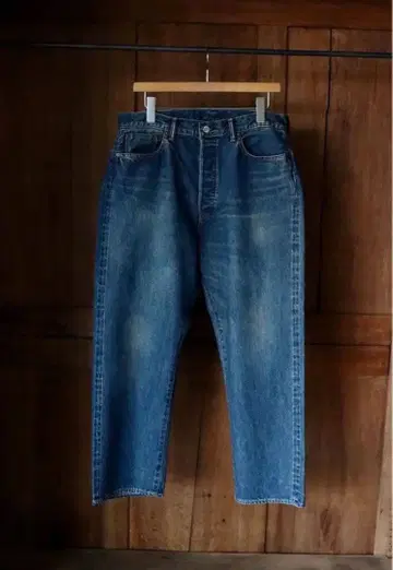 아프레쎄 24SS Washed Denim Wide Pants 사이즈 30