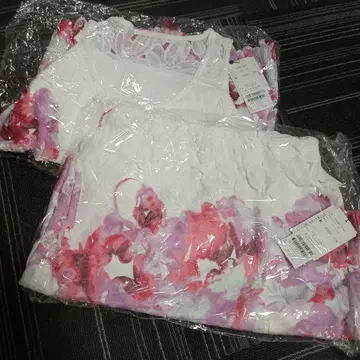 꽃무늬 셋업 프리 사이즈 핑크 계열