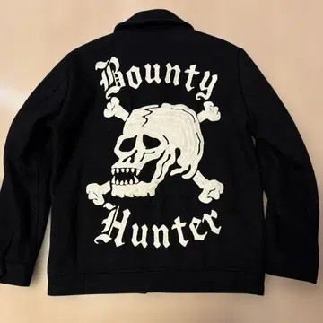 중고 바운티 헌터 멜톤 지퍼 자켓 블랙 M 자수