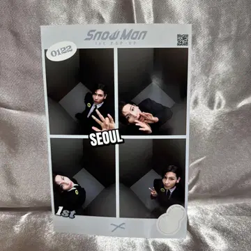 SnowMan 라울 POPUP 한국 즉석 사진 1장