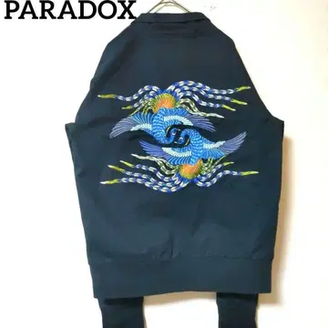 PARADOX 파라독스 블루종 자수 드리즐러