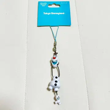 올라프 스트랩 키링 마스코트 도쿄 디즈니랜드 새상품