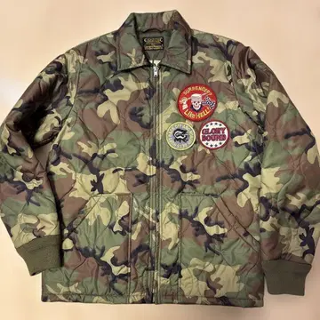 used 쿠티 카모플라쥬 퀼팅 자켓 S