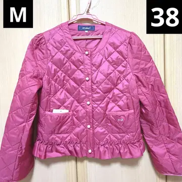 엠즈 그레이시 핑크 퀼팅 자켓 38 M