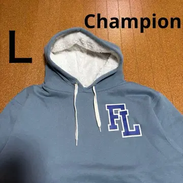 챔피온 champion 후드티 사이즈 L FL 로고 후드 속기모