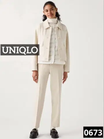 0673 새상품급 UNIQLO 히트텍 스마트 팬츠 내추럴