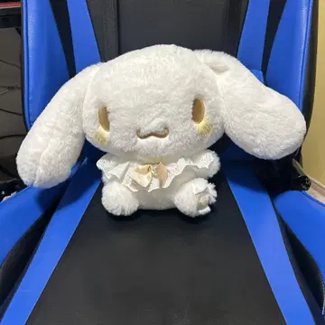 화이트 토끼 봉제 인형 가로 약 30cm