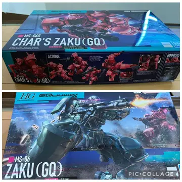 기동전사 건담 GQuuuuuuX HG 샤아 자쿠 사이드 7 잠입 세트