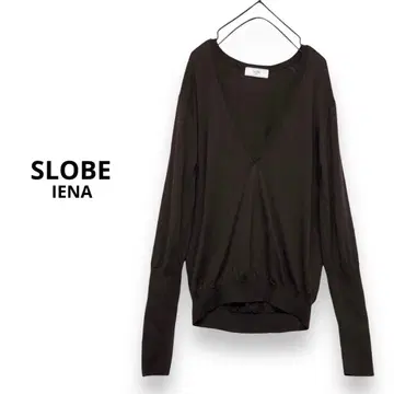 2024년산 SLOBE IENA 양모 니트 V넥 니트