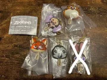 가챠가챠 주토피아 아이스캔디 참 4개 세트