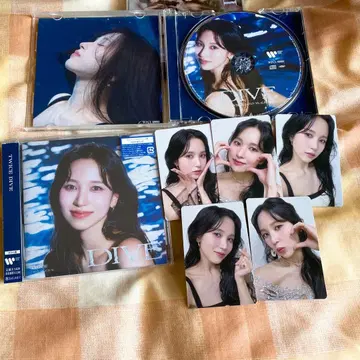 TWICE DIVE 미나반 CD 트레이딩 카드 5종 컴프 세트 MINA