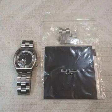 Paul Smith 아날로그 시계 넘버 세븐 블랙