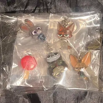 주토피아 메지루시 액세서리 5개 세트