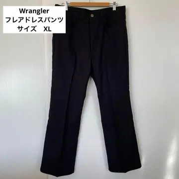 Wrangler 랭글러 런처 플레어 드레스 팬츠 XL Black