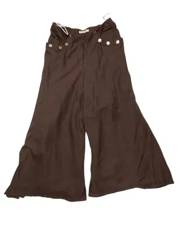 COSANOSTRA 다크 브라운 여성용 와이드 팬츠 M 사이즈 상당