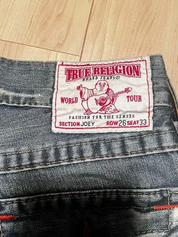 트루릴리젼 청바지 조이 모델