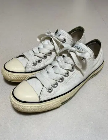 CONVERSE ALL STAR 로우컷 스니커즈 화이트 27.5cm