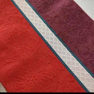 18 순수 실크 치쿠젠 원조 하카타오리 반폭 오비