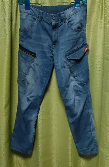 BURTLE 바틀 카고 팬츠 5012 M W78 데님 블루