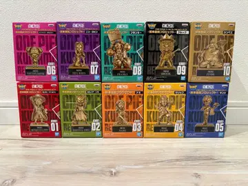 원피스 월드 컬렉션 구마모토 부흥 동상 피규어 밀짚모자 일당 전 10종