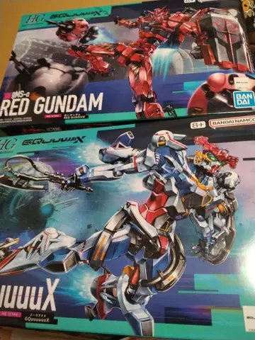빨간색 GUNDAM & GMS-1 Quuuuuux 세트