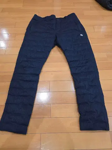 PG 네이비 퀼팅 팬츠 충전솜 다운풍 경량 팬츠