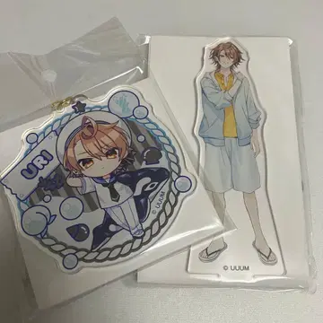 컬러풀 피치 우리 히카라타 파크 아크릴 키링 & 스탠드