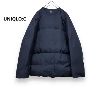 정가 7,990엔 UNIQLO:C 라이트 다운 자켓 네이비 XL