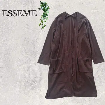 2500 에씨엠 롱 가디건 가운 니트 무지 사이드 슬릿