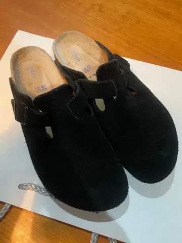 BIRKENSTOCK 블랙 보스턴 40 (26cm)