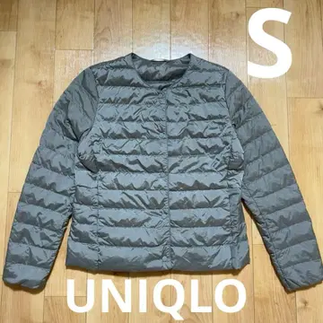 새상품급 유니클로 UNIQLO 울트라 라이트 다운 그레이 S
