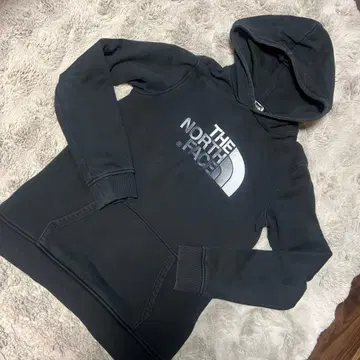 THE NORTH FACE 블랙 후드티 X LTG