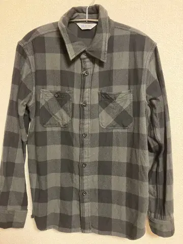 FIVE BROTHER 파이브브라더 버팔로 체크 블랙 L 사이즈