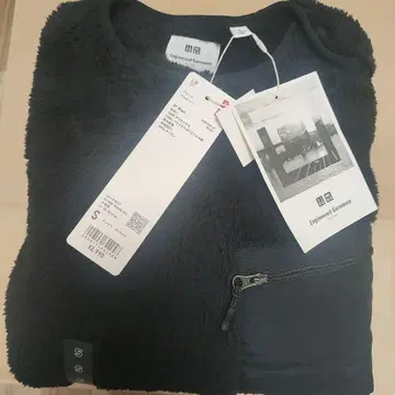 유니클로 UNIQLO 엔지니어드 가먼츠 플리스 풀오버 S 사이즈