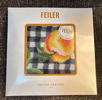 익명 배송 페이러 x 유나이티드 애로우즈 타월 손수건 피치 체크