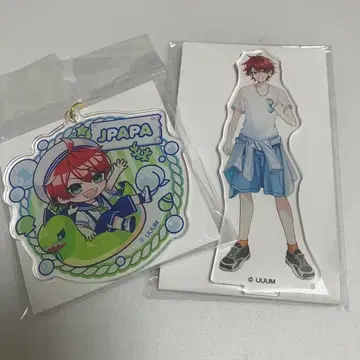 컬러풀 피치 쟈파파 히카라타 파크 아크릴 키링 & 스탠드