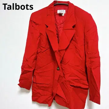 1점 Talbots 빨간색 테일러드 자켓 8P 레드