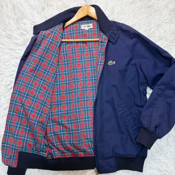 라코스테 해링턴 자켓 스윙탑 G9 블루종