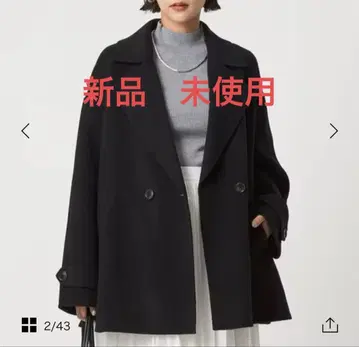 새상품 그린 라벨 리버 테일러드 미들 코트