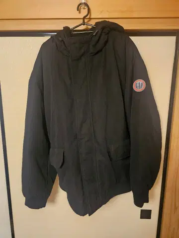 GAP 후드 부착 다운 자켓 XL 블랙