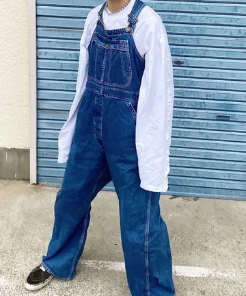 [ 미사용 새상품 ] HOLIDAY BIG DENIM OVERALL