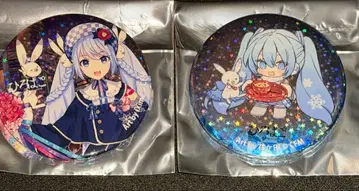 하츠네 미쿠 유키 미쿠 히로하코 2025-2026 캔뱃지 2종 iXima