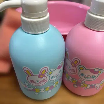 메조피아노! 미미포포짱의 샴푸 보틀과 세면대 세트