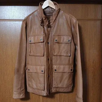 Eddie Bauer 브라운 가죽 자켓 L 사이즈