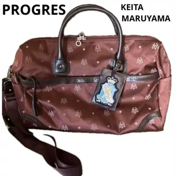 PROGRES KEITA MARUYAMA 보스턴 백 올 패턴 브라운